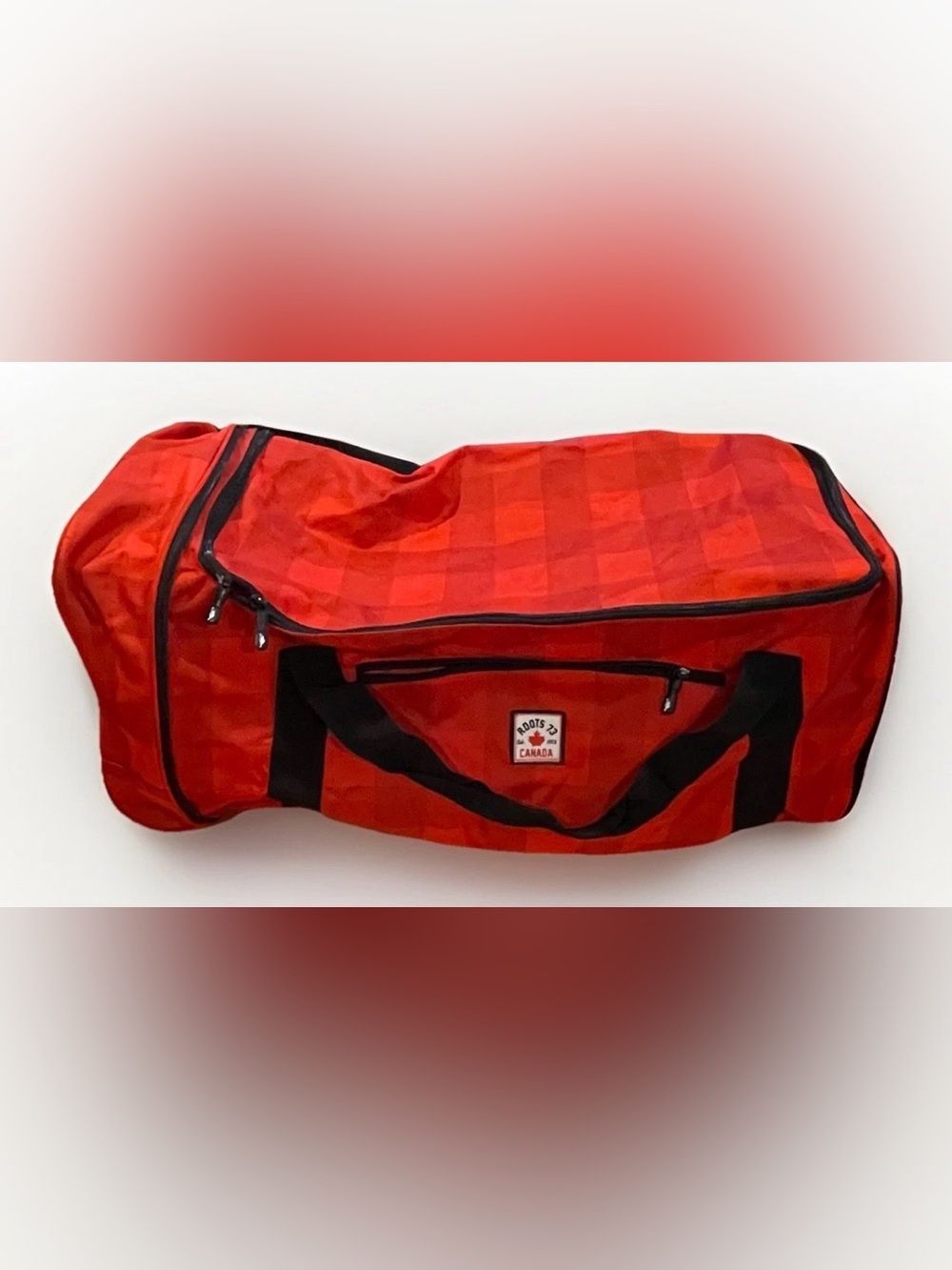 Roots Duffle Bag Expandable Rolling Canada Collection 32" Travel Luggage